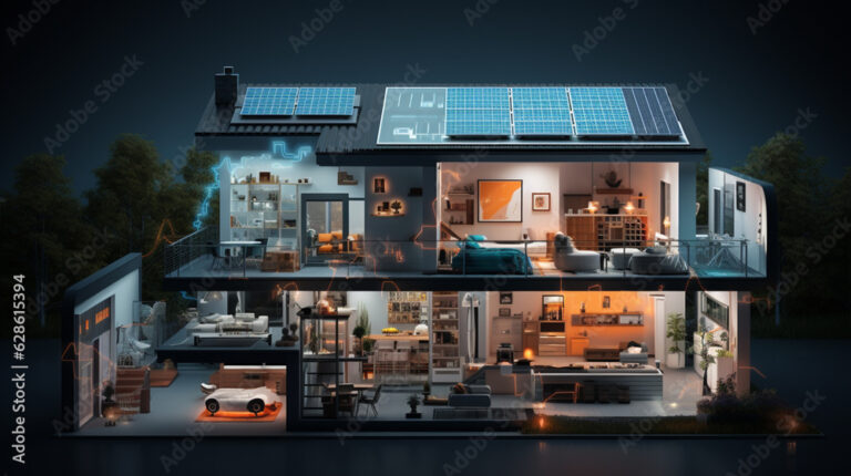 House project and design . Mixed media Generative AI