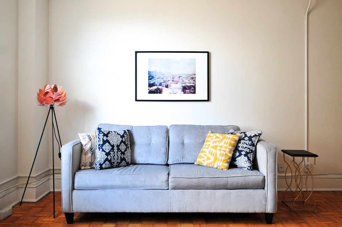 Show unit living room interior design and property staging, Malaysia